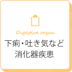 下痢・吐き気など消化器疾患